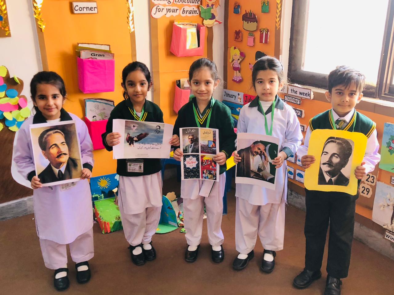 Audience and teachers at Iqbal Day event
